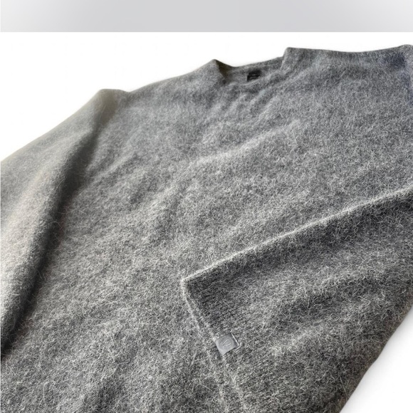 Grey |Lululemon| Wool Alpaca Blend Crewneck Sweater Oversized XS - Picture 5 of 6